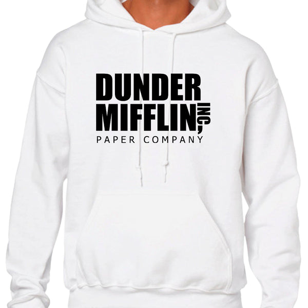 Hoodie Unisex De diseno de playeras de the office dunder mifflinn michael scott CH Blanco