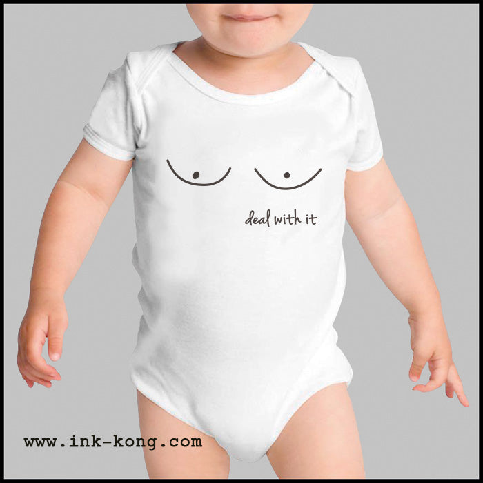 Ropa: Pañalero Body Bebé Diseños de Free The Nipple e Igualdad de género Ilustración Frases