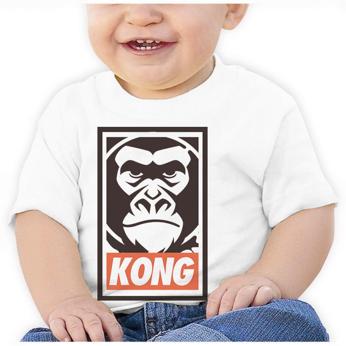 Ropa: Playera Bebé Ink-Kong (Obey Style) Moda Ilustración