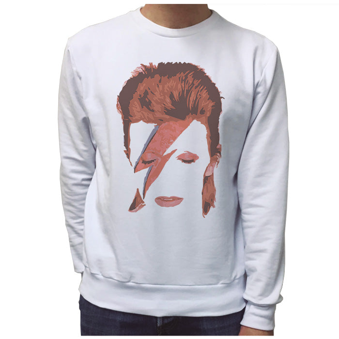 Ropa: Sudadera Unisex David Bowie  Moda Ilustración