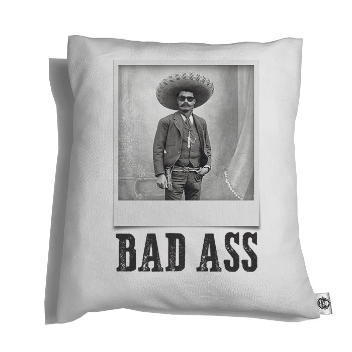 Accesorios: Cojín Decorativo Emiliano Zapata con lentes Personajes Fotografía